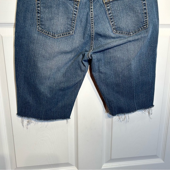 Levi Strauss signature Blue Denim Cutoff Shorts Size 10 - Picture 6 of 8